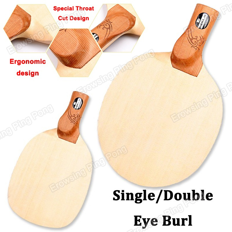 Table Tennis In Japanese - 1-Ply Hinoki Tafeltennis Blade Chinese/Japanse Penhold