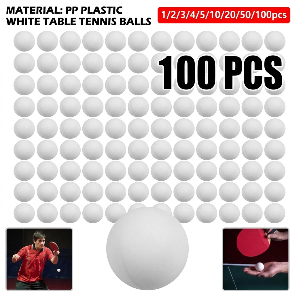 Table Tennis No 1 - 40mm Matte Gekleurde Tafeltennisballen van PP