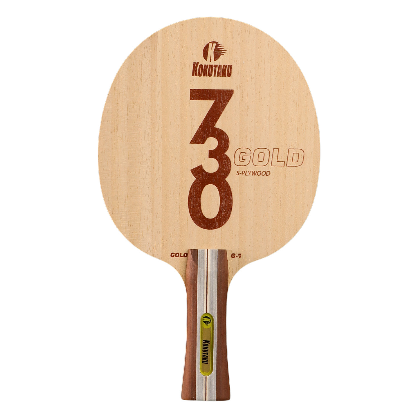 Table Tennis In Japanese - KOKUTAKU 730G1 5-laags volledig houten tafeltennisbat