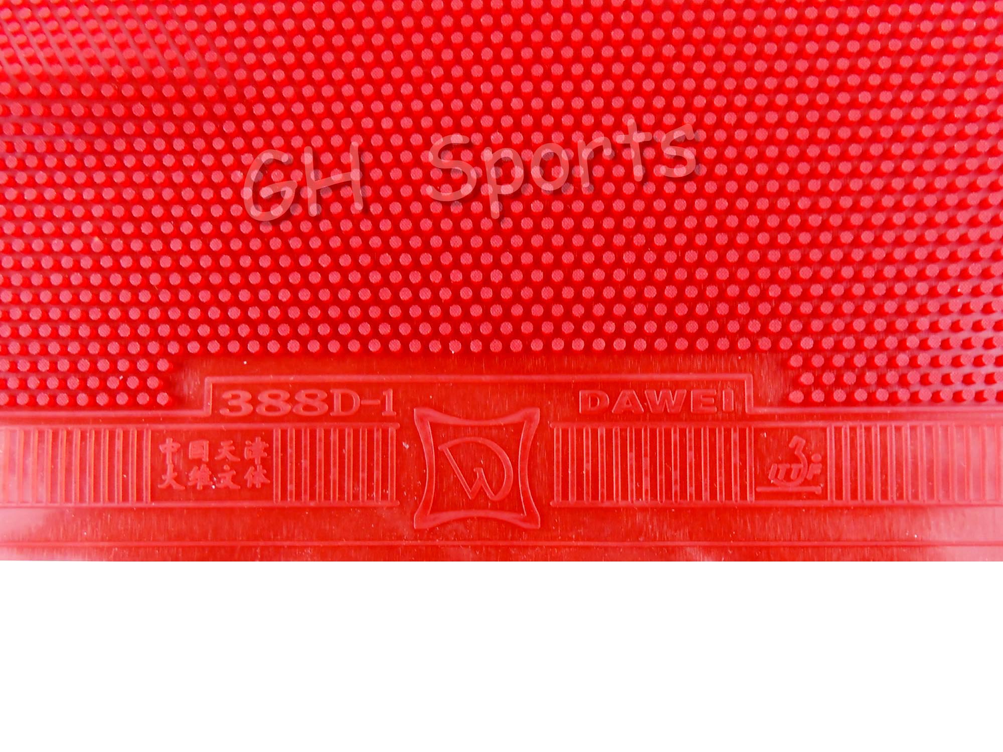 Table Tennis No 1 - Dawei 388D-1 Quattro Lange Pips-Out Tafeltennis
