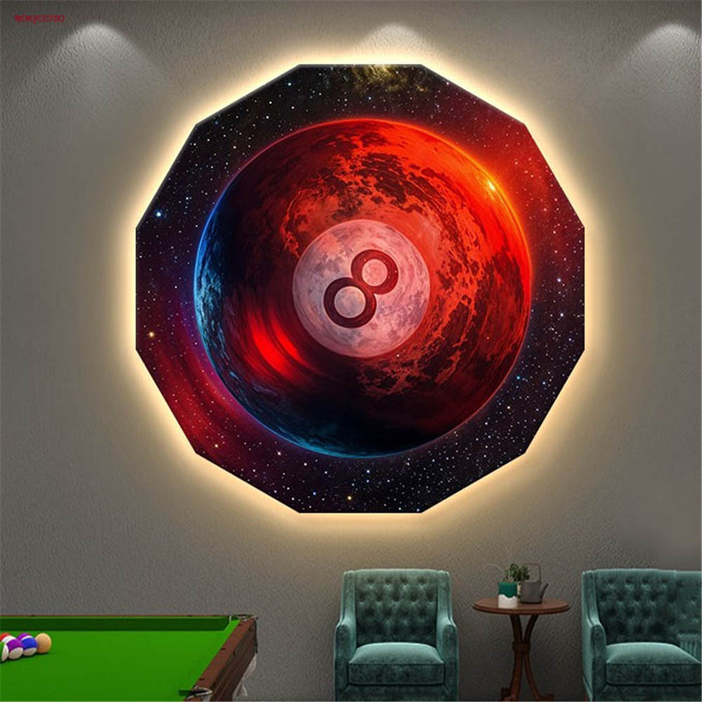 Table Tennis No 1 - Interstellaire Biljart Hal Decoratie Schilderen Led