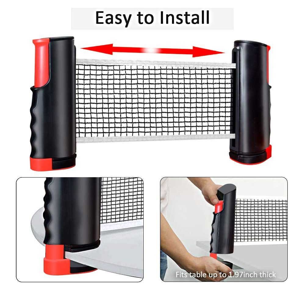 Intrekbaar pingpongnet met fra - Table Tennis Db recensie en prijs