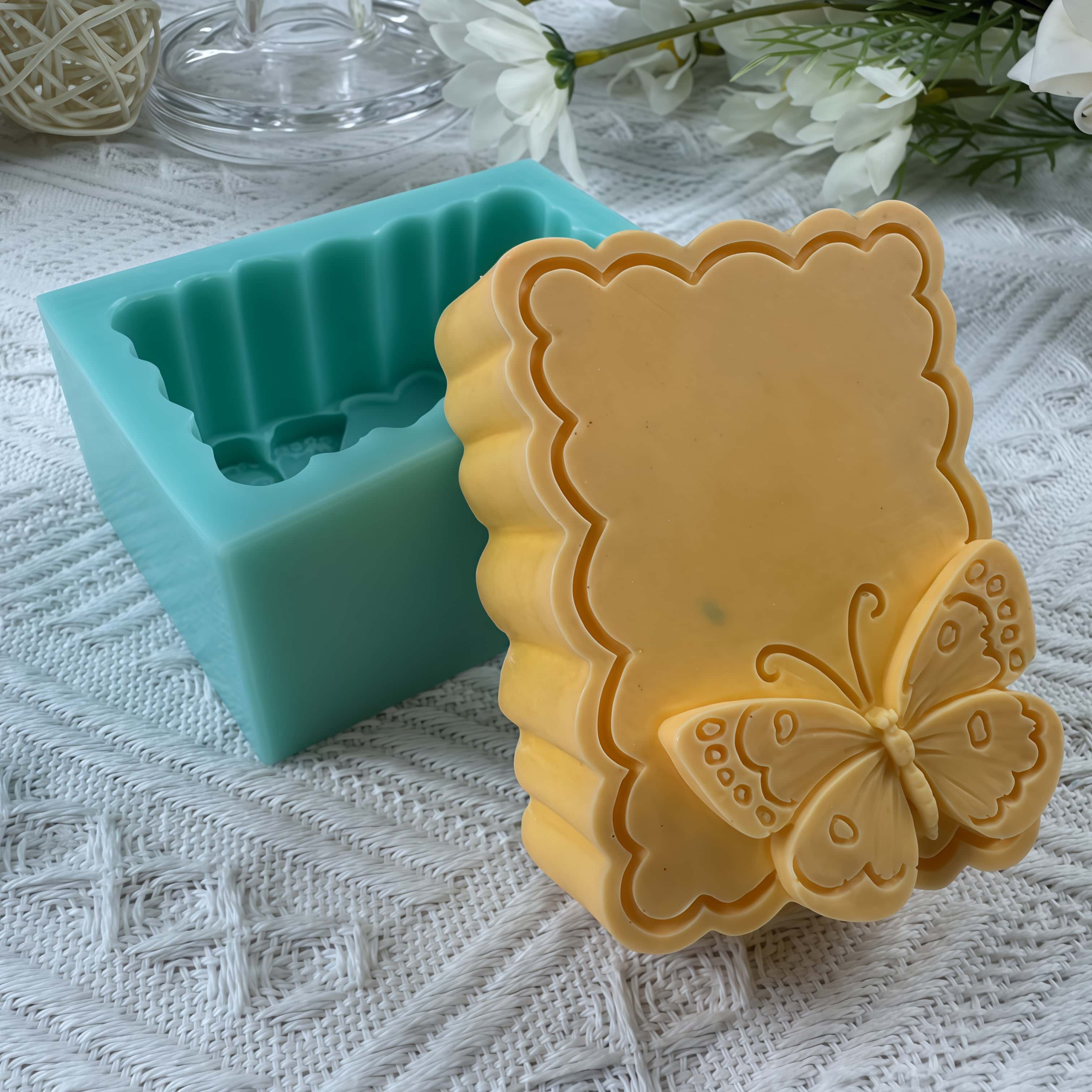 Vlinder Bloem Zeep Schimmel DI - Butterfly Rubber Sheet recensie en prijs