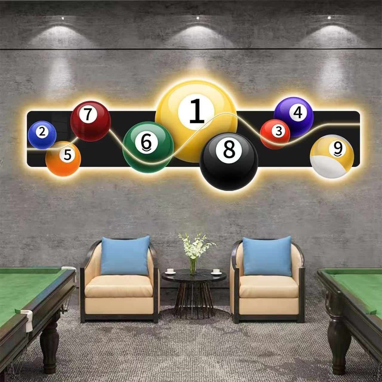 Biljartzaal Decoratie Schilder - Table Tennis No 1 recensie en prijs