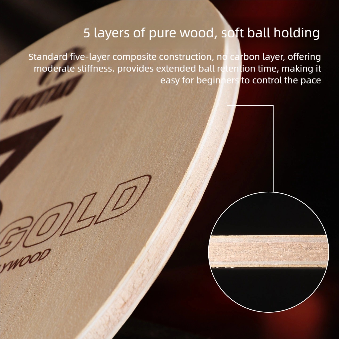KOKUTAKU 730G1 5-laags volledi - Table Tennis In Japanese recensie en prijs
