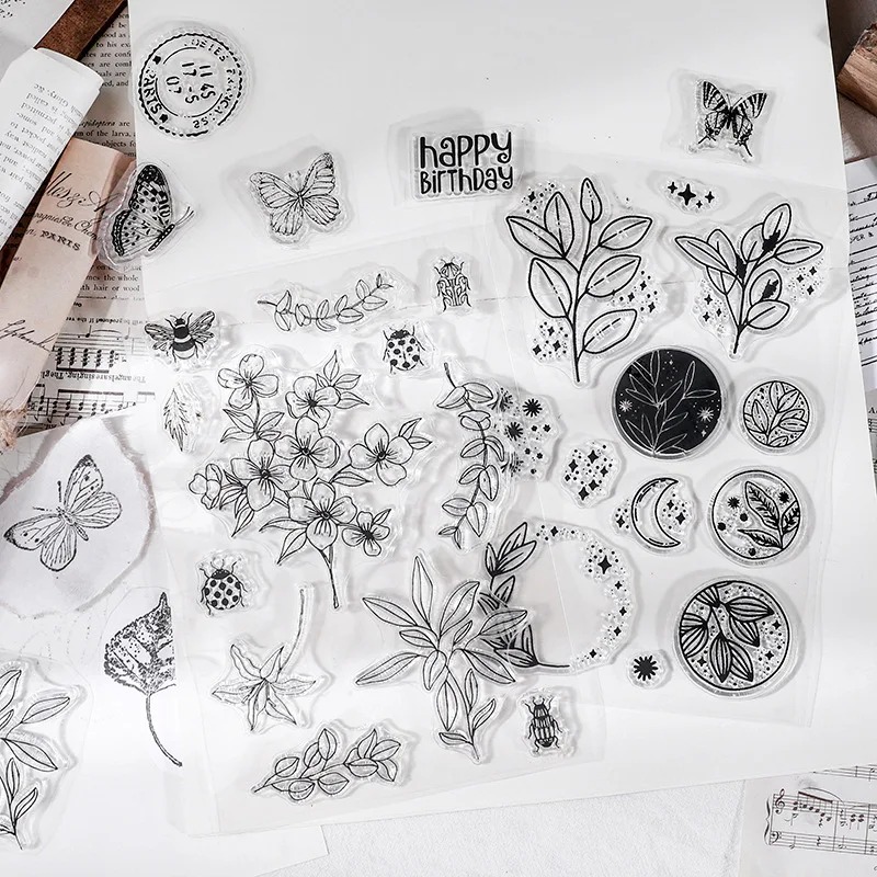 Maan Bloemen Bladeren Vlinder  - Butterfly Rubber Sheet recensie en prijs